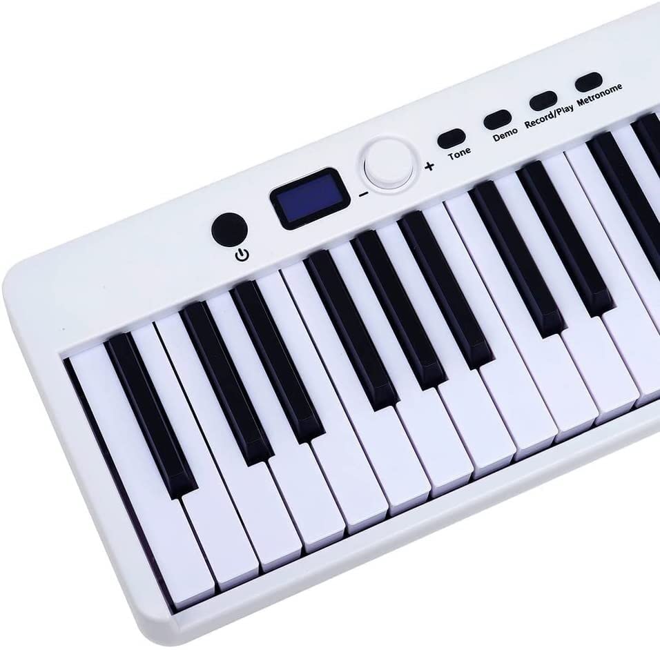 WOGDTNCE 88 clés Piano électronique Pliable Portable avec Double Haut-Parleur et Bluetooth for Piano de Musique… - Les Beatles, Paul McCartney, John Lennon, RIngo Starr, George Harrison WOGDTNCE 88 clés Piano électronique Pliable Portable avec Double Haut-Parleur et Bluetooth for Piano de Musique… – Image 5