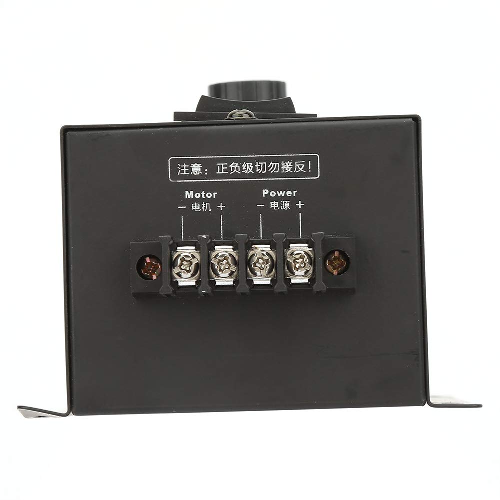 Hyuduo Dc 12V ~ 48V 40A Velocidad Del Gobernador Del Motor Del Cepillo, Módulo De Control Controlador Eléctrico, Kit De Generador De Control De Velocidad Variable,Otra Automatización Industrial