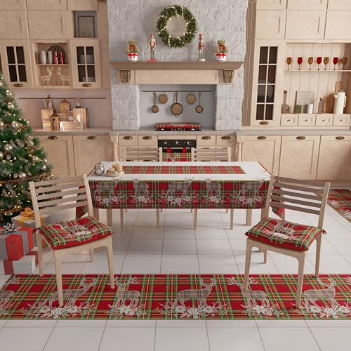PETTI Artigiani Italiani, Christmas Kitchen Rug, Christmas Kitchen Runner, Non-Slip and Washable Christmas Kitchen Rug - Image 3