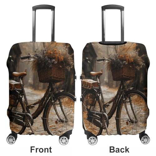 Travel Luggage Cover Elastic Suitcase Protector Anti-Scratch Washable Bicycle Luggage Sleeve Tsa Approved Carry on Covers Baggage Cover Fits 18-32 Inch Luggages3