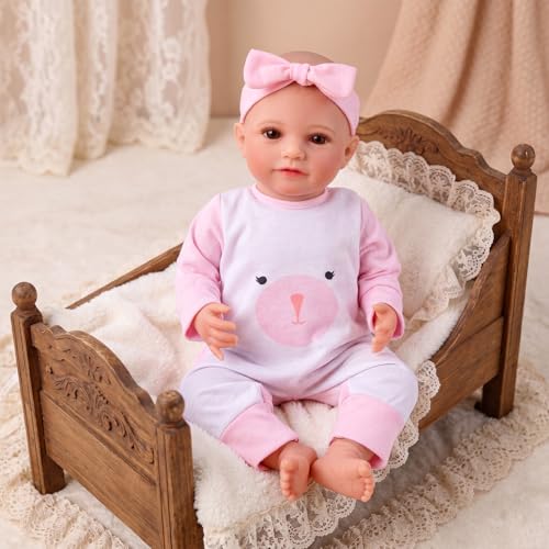 Muñeca Reborn Lifelike BABESIDE 20 Pulgadas Bebé Durmiente miniatura 2