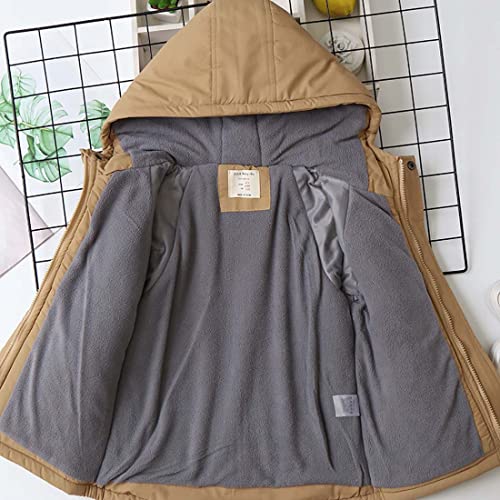 Image of Boys Girls Winter Outwear Coats, Kids Warm Outfits,Windproof Jacket for Toddler 1-8Y