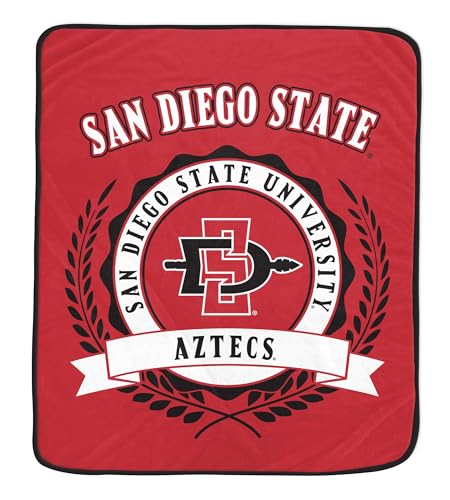 Proformance Home NCAA San Diego State Aztecs University Crest Ultra Soft Blanket