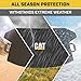 Cat® Windshield Snow Cover, Toughest Car Frost Protector for Ice & Sleet, Weatherproof for Winter, Includes Anti-Theft Straps, Freeze Protector for Auto Car Truck Van SUV, Wide Size 78