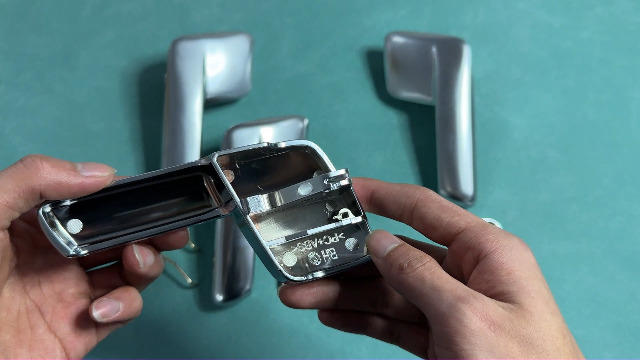 y30VIP ドアノブ Amazon.com: Topkidame Set of 4 Chrome Interior Door Handle Trim