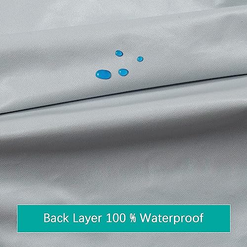 Biloban Crib Sheets Waterproof 2 Pack, Crib Mattress Protector, Baby Fitted Crib Sheet Neutral, Ultra Soft & Breathable Toddler Bed Sheets For Boys And Girls thumb #2