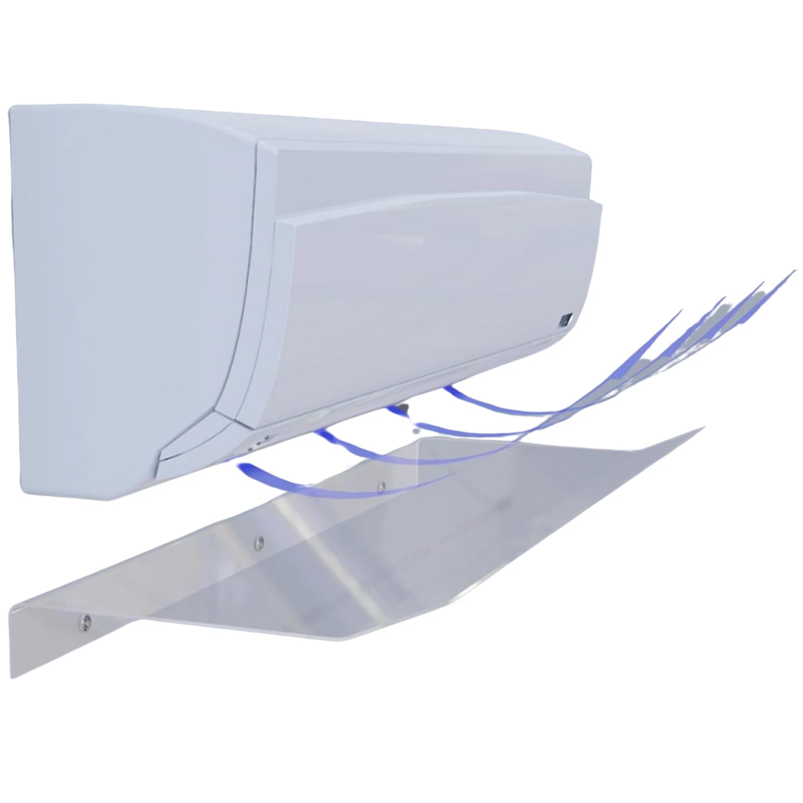 DC DEBORA CARLUCCI Deflettore per Condizionatore Universale in Plexiglass Trasparente 100x30x6 cm Deviatore Protezione Split per Aria Condizionata Ideale per Casa,Ufficio Spessore 5 mm Made in Italy