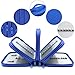 YOUSHARES 72 Slots Pencil Case - Handy Large Capacity Oxford Multi-layer Zipper Pencil Bag for Color Pen, Colored Pencils, Watercolor Pens, Makeup Brush, Cosmetic Brushes, Gel Pen and More (Blue)