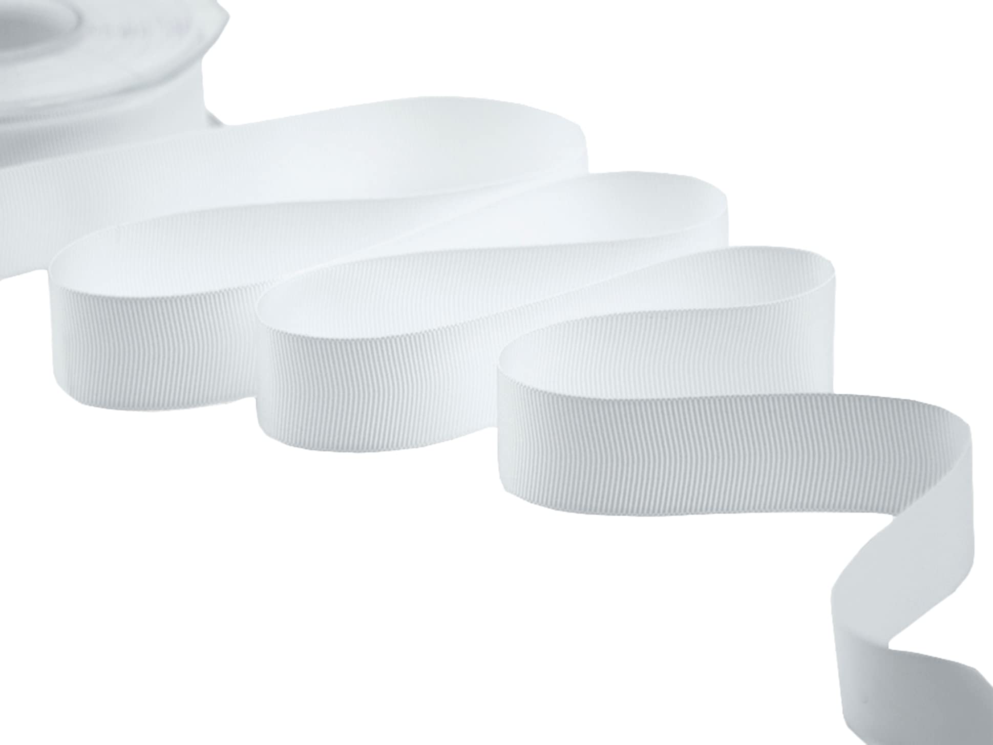 Furlanis Ribbon, Fabric, White Optical, 20 mm x 20 m