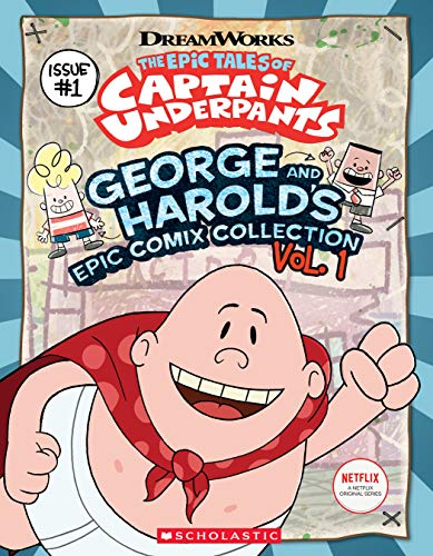 Cover of George and Harold's Epic Comix Collection Vol. 1 (The Epic Tales of Captain Underpants TV)