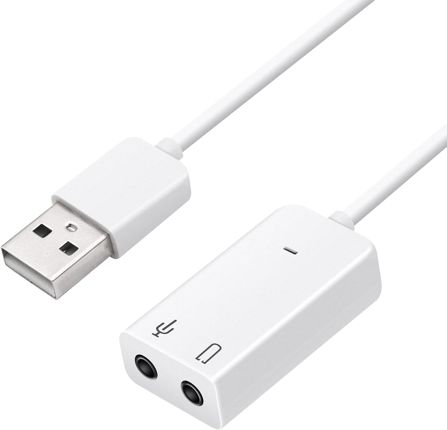 IDUINO USB Sound Card Adapter 7.1 Channel External Audio Adapter Stereo Sound Card Converter 3.5mm AUX Microphone Jackfor Windows, MAC, Linux, PC,Laptop, Desktops