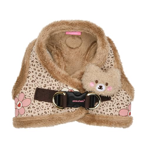 Pinkaholic New York Alisa harnais chien motif léopard brun clair Large