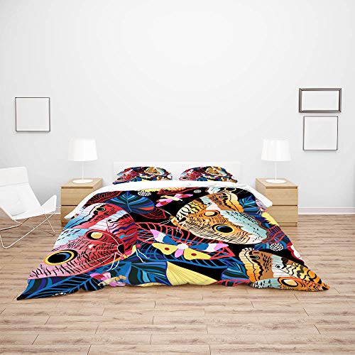 Housse de couette tropicale en polyester doux et durable CHEHONG