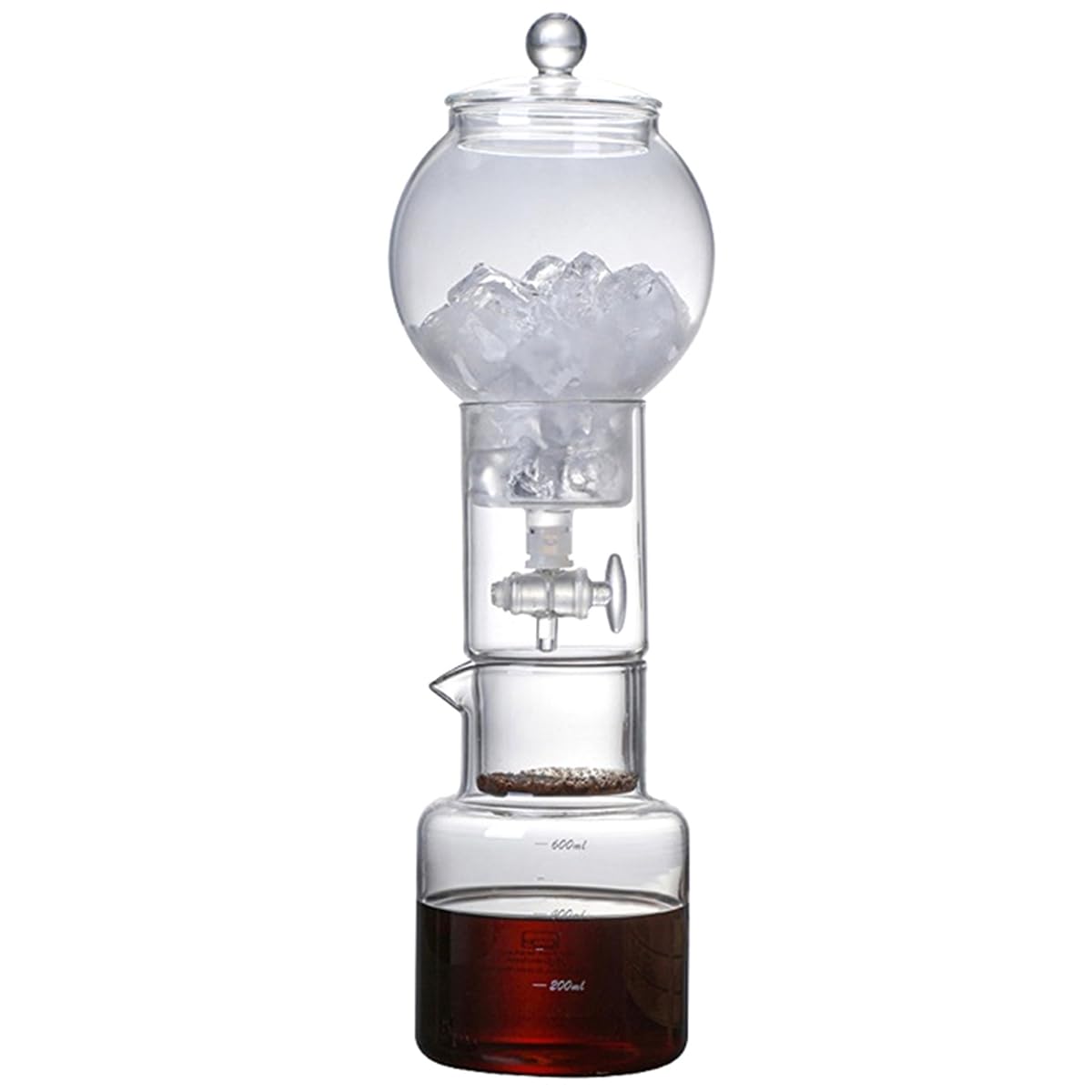 CTRLZS ICED Coffee Pot Maker Cold Brew Coffee Pot Set with Filter Glass Dripper Espresso Accessories A