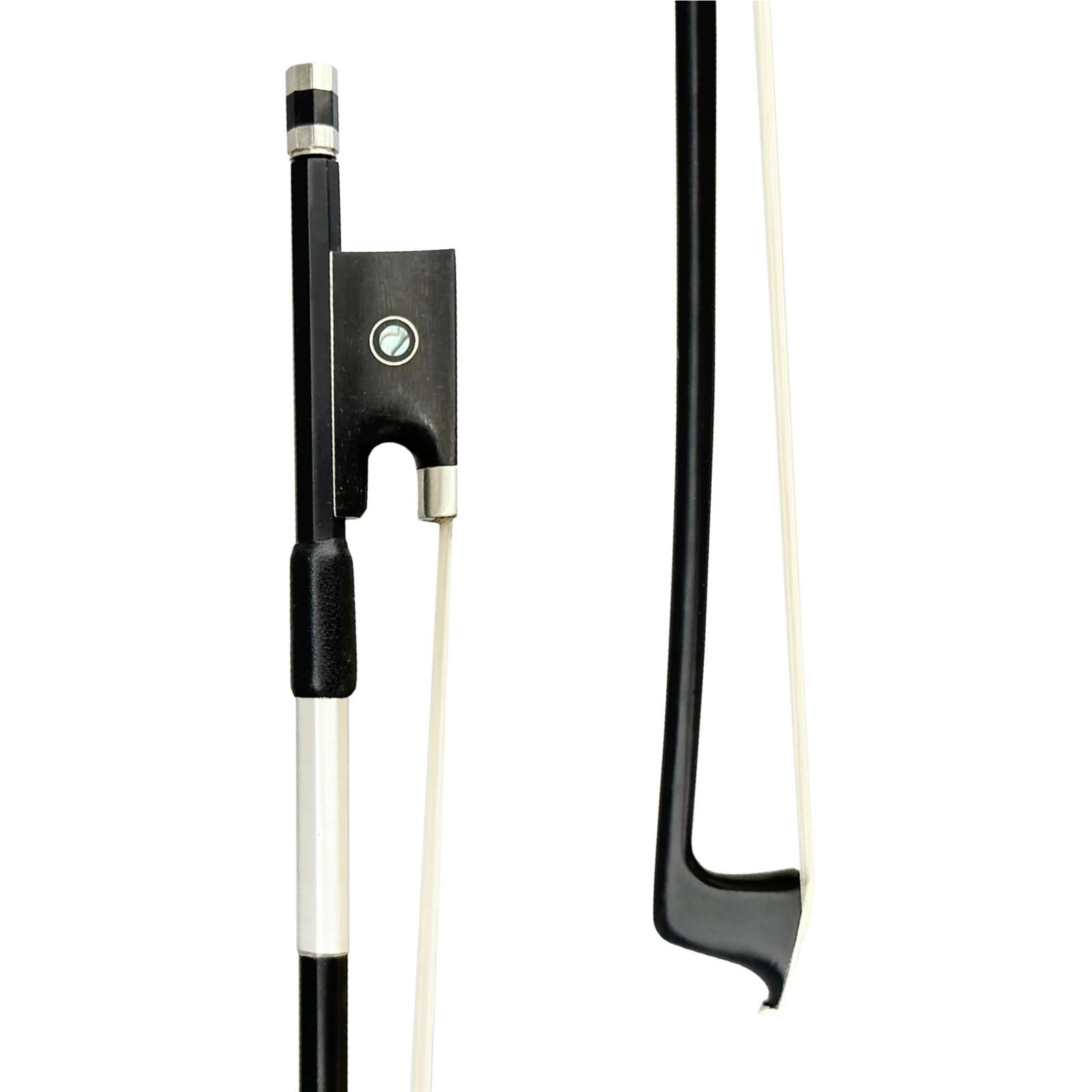 Arcos De Violín Profesionales Arco De Violín Fibra Carbono Negro Duradero Accesorios Para Instrumentos Cuerda Profesionales