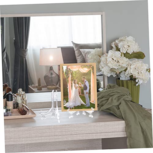 Cabilock Suporte Para Moldura De Foto 24 Peças Rack De Exibição De Prato Placa De Exibição Suporte D