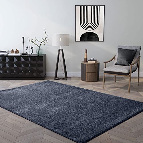VIMODA Teppich kurzflor Einfarbig Super Qualität Ultra Soft für Wohnzimmer, Kinderzimmer, Schlafzimmer Läufer, Farbe:Anthrazit, Maße:120x170 cm VIMODA Teppich kurzflor Einfarbig Super Qualität Ultra Soft für Wohnzimmer, Kinderzimmer, Schlafzimmer Läufer, Farbe:Anthrazit, Maße:120x170 cm