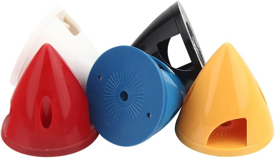 Plane Propeller Spinner, 1 pcs Nylon Plastic RC Airplane Prop Propeller Spinner 1.5" /1.75" / 2" / 2.25"/ 2.5"/2.75"/3" for RC Airplane Plane Accessories Spare Part (Color : 57MM)
