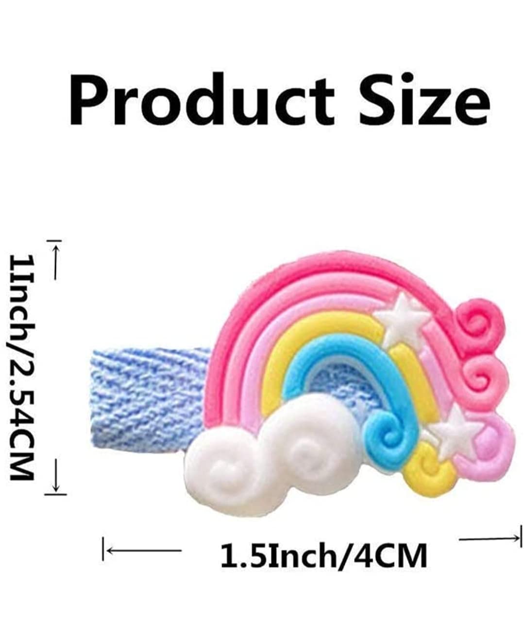 Rubela Sonpal Plastic Cute Cartoon Children's Hairpin Ice Cream Cute Girl Baby Hairpin Side Clip Hair Accessories For Girls & Kids, Animal Model, Pack of 10 2