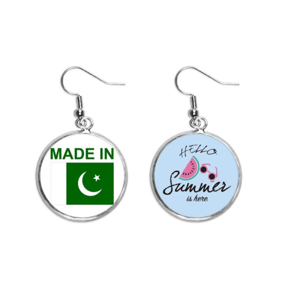 Pendientes de sandía de Pakistán para el lóbulo en verano 5