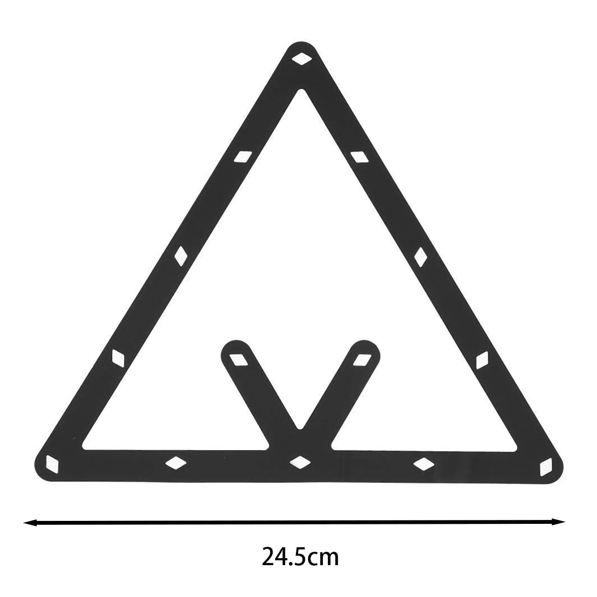 Magic Rack PRO Set da 6 Triangoli da Biliardo Preciso Durevole 8 9 10 Palle