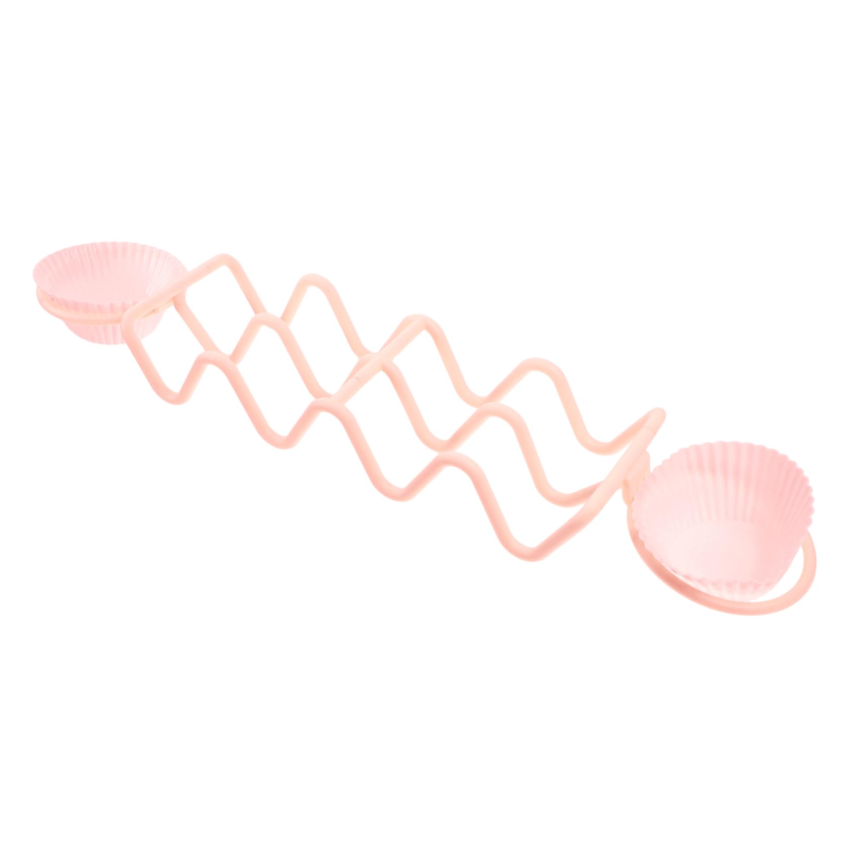 SOLUSTRE 4-Slot Plastic Pizza Rack Taco Holder for Family Mexican Food Tray Easy Cleaning Sturdy Construction Fiesta Decor