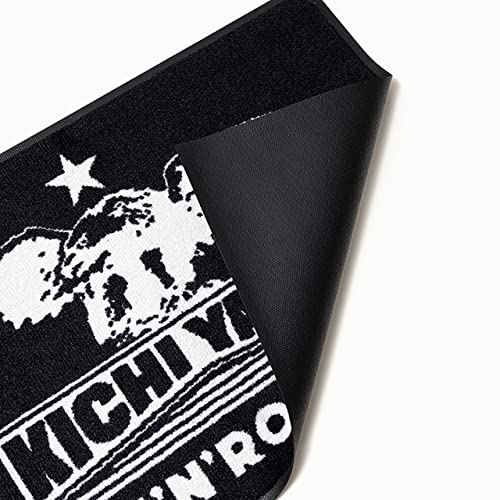 Amazon.co.jp: ○○○矢沢永吉○玄関マット（ワシロゴ）ブラック