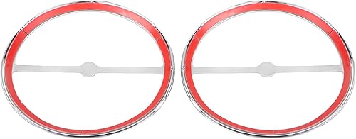 Miniatura 3 de YDLMT 1 par de cubiertas cromadas para altavoces de motocicleta, tapas de parrilla para Harley Touring Electra Glide Street Glide Ultra Limited Tri