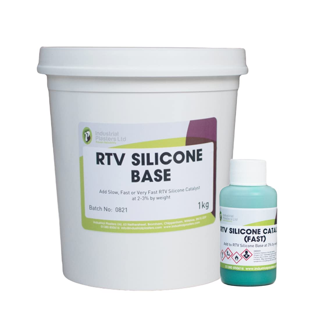 Buy Silicone Rubber Moulding Kit 1kg Base & Catalyst, Green RTV