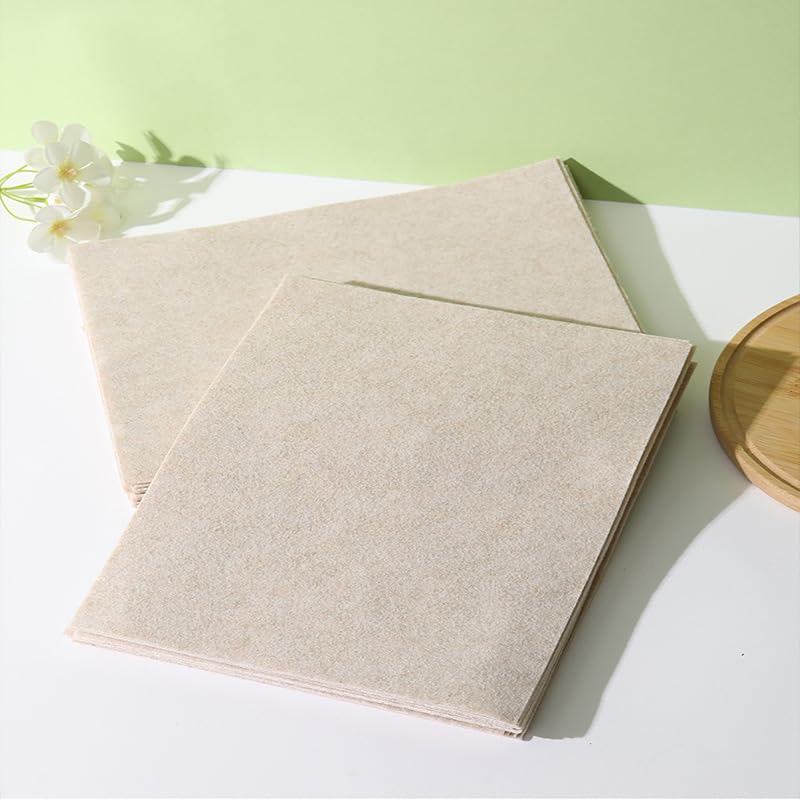 SUXUMHAO 10 paños de limpieza ecológicos de Luffa absorbentes de aceite, antiadherentes, fáciles de limpiar, gruesos y estropajos, fibra vegetal para uso en cocina, 9.84 x 9.84 pulgadas