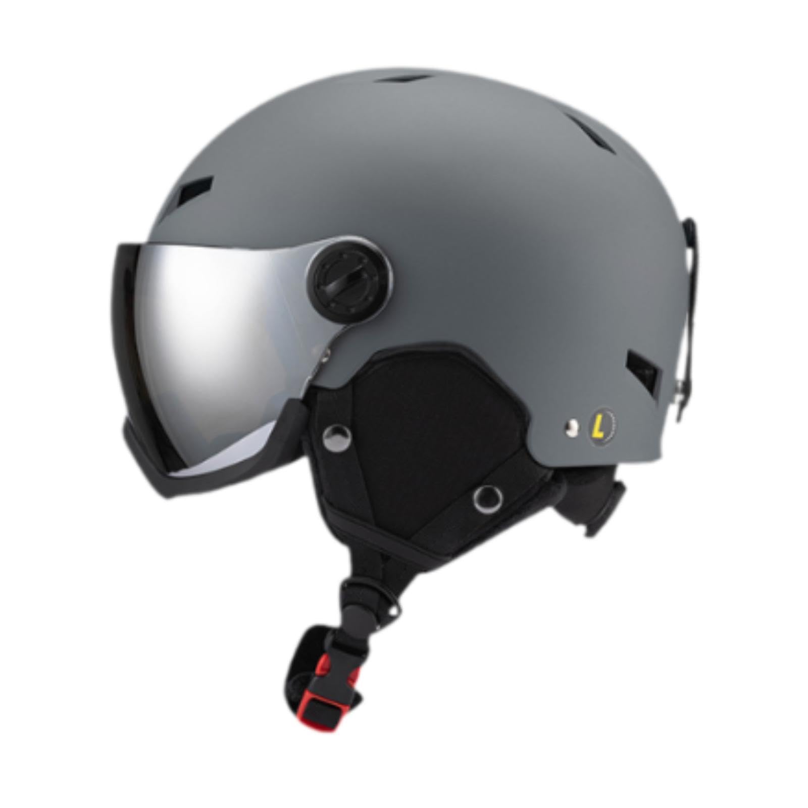 Casco de snowboard resistente al viento con orejeras integradas 8