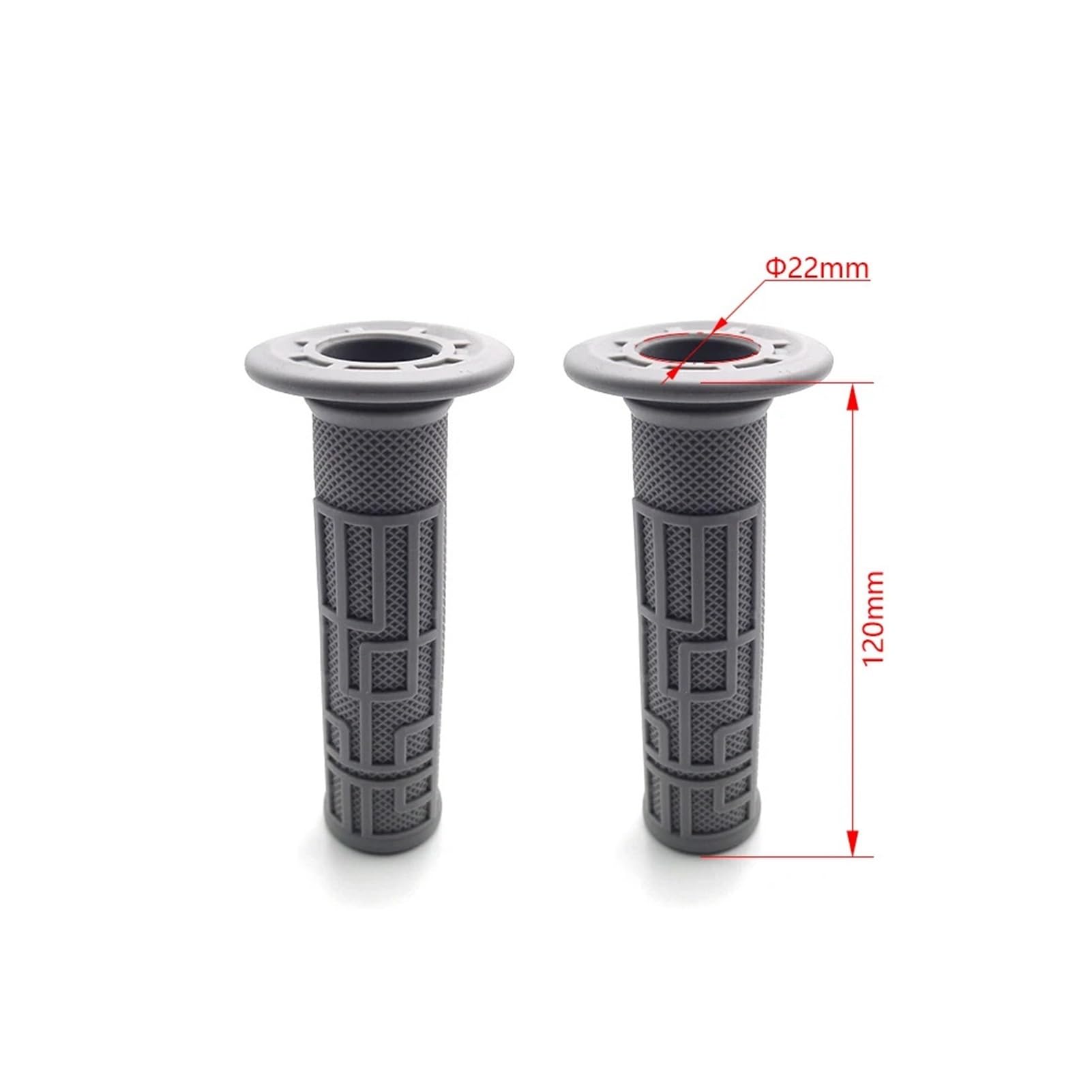 Manopole for manubrio in gomma da 22 mm compatibili con la bici da cross elettrica Sur-Ron Light Bee XS(Black)