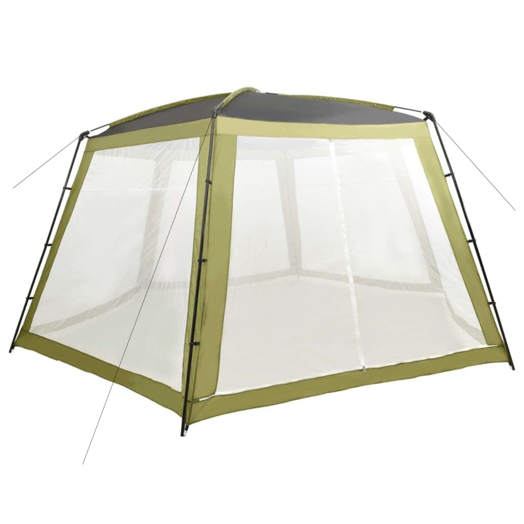 Tenda da piscina per piscine rotonde fino a 500 cm di diametro, tettoia con pareti laterali in rete, gazebo da giardino per piscine