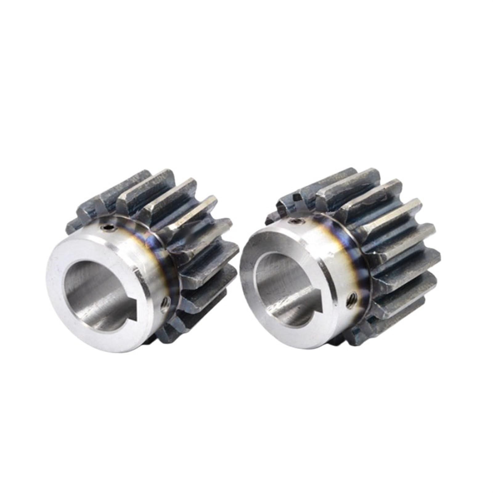 Bevel Gear Pinion Hardware Mechanical 1pcs 3 Mod 24T Spur Gear with Step Keyway Bore 15/16/18/20/22/24/25/28/30/32/35mm Module 3 Motor Gear Carbon Steel(16mm (Keyway 5))