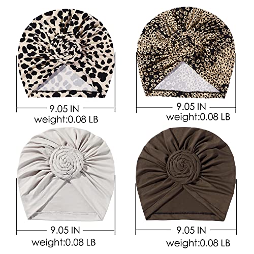 Image of KYNARI Turban Head Wraps for Women, Pretied Stretch Bonnet Hair Wrap