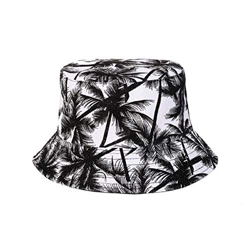 ARKIM Fischerhut Bucket Hat, Sommerhut Sonnenhut Wendbar Hut, für Herren, Damen, Teenager (Coconut Tree) Cover