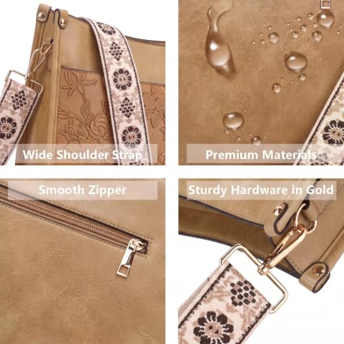 Image of AUYOCO Vegan Leather Crossbody Bags for Women Purse Shoulder Bag