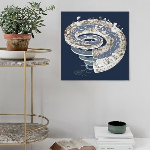 Impression sur toile temps géologique pour décoration murale