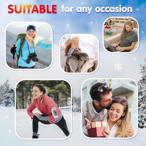 Image of Warm Knee High Socks for Women-Thermal Cotton Socks for Hiking,Work,Winter,Gifts