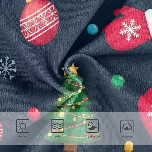 Cotton Girls Underwear Toddler Christmas Festival Trees Black Little Girl Panties Print Briefs Underpants 2t3