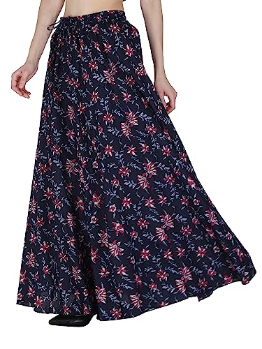 Image of Sttoffa Cotton Printed Women Wear Maxi Long Skirt 40 inch inch Full Length