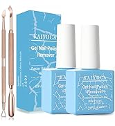 2 nagellakverwijderaar met 1 nagelriemschuiver en nagellakschraper, verwijdert de geweekte gelnag...