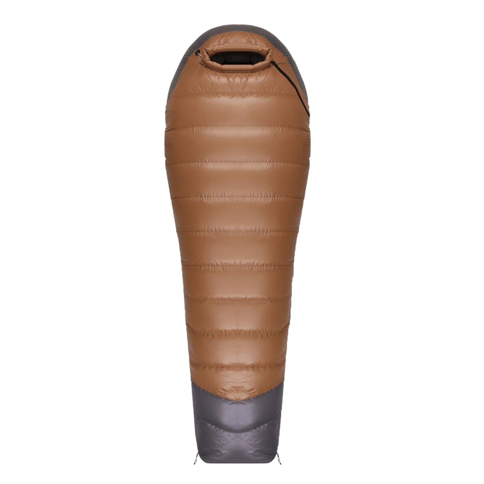Saco de dormir de plumón – Saco de dormir ligero, saco de dormir de invierno para adultos | Saco de dormir compacto momia aislado saco de dormir para camping de senderismo, ver descripción