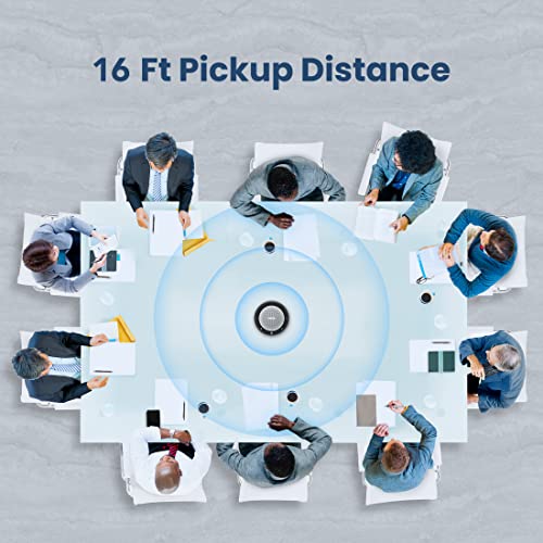 Enther&Maxhub Bluetooth Speakerphone,Usb Conference Speaker With 6 Microphones, Enhanced 360° Voice Pickup And Noise Reduction,16 Ft Pickup Distance,Home Office #TOP2