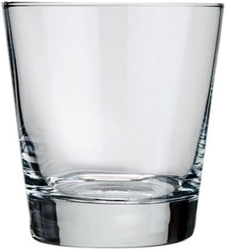 Nadir Double Old Fashion Glass Set, 360ml, Set of 12, Transparent