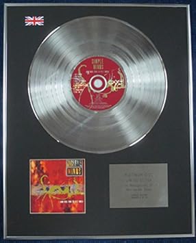 SIMPLE MINDS - Disco de disco de platino de edición limitada - Una vez más