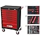 KS Tools 897.7215 Ecoline schwarz/rot Werkstattwagen mit 7 Schubladen und 215 Premium-Werkzeugen