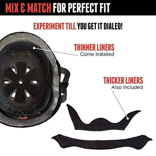 Triple Eight Lil 8 Dual Certified Sweatsaver Kids Skateboard And Bike Helmet With Padded Chin Buckle, White Glossy, (3922) #TOP4