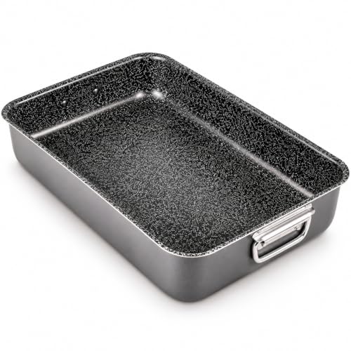 Alluflon Tradition Italy Lasagneform, Aluminium, schwarz, 42 x 29,5 x 7,5 cm – Ansicht 1