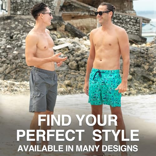 Kanu Surf Men's Havana Swim Trunks (Regular & Extended Sizes) 6